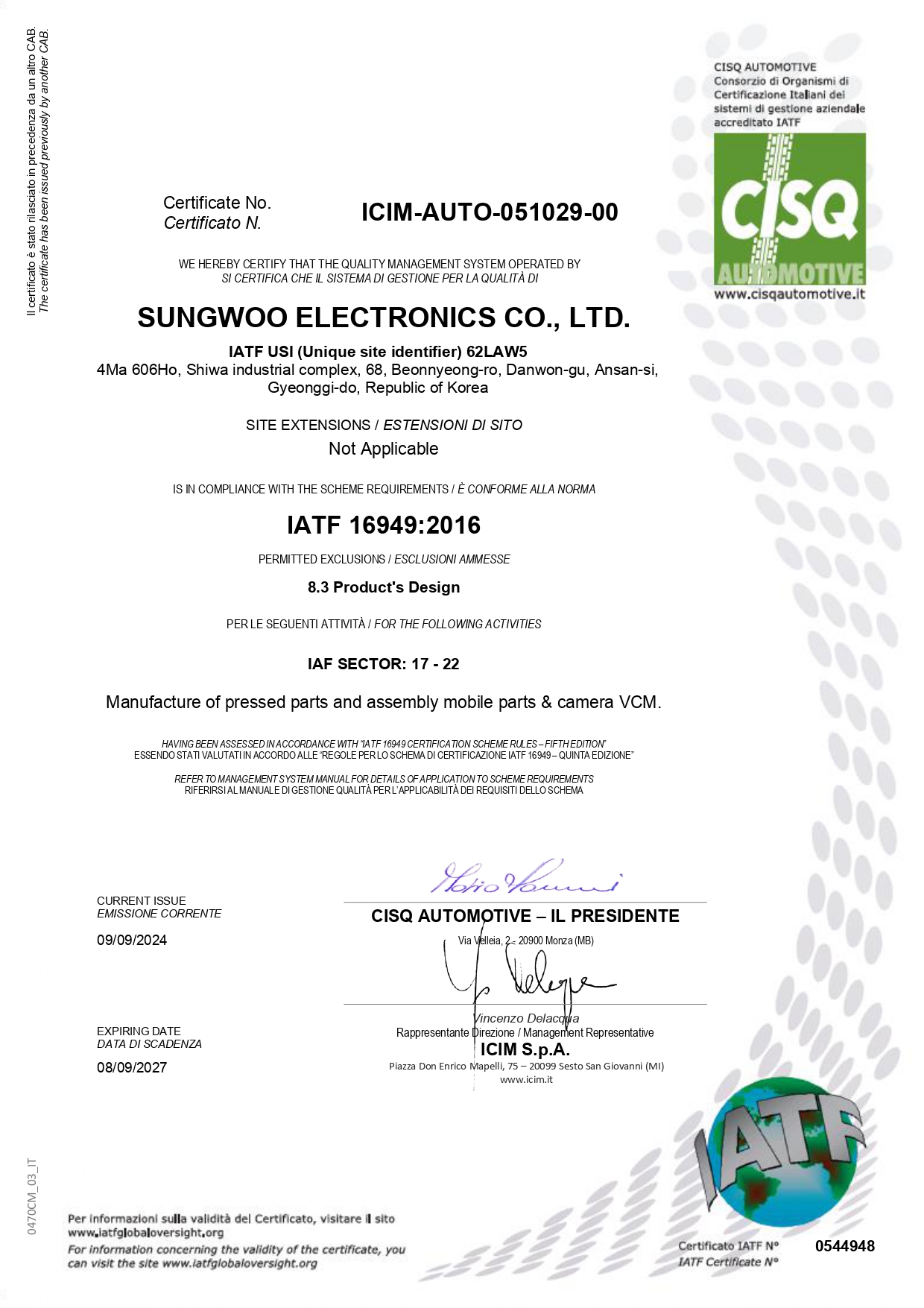 IATF 16949:2016